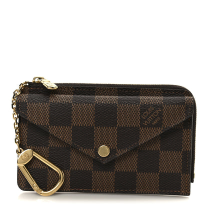 Louis Vuitton Damier Ebene Recto Verso Card Holder Red 1 of 7