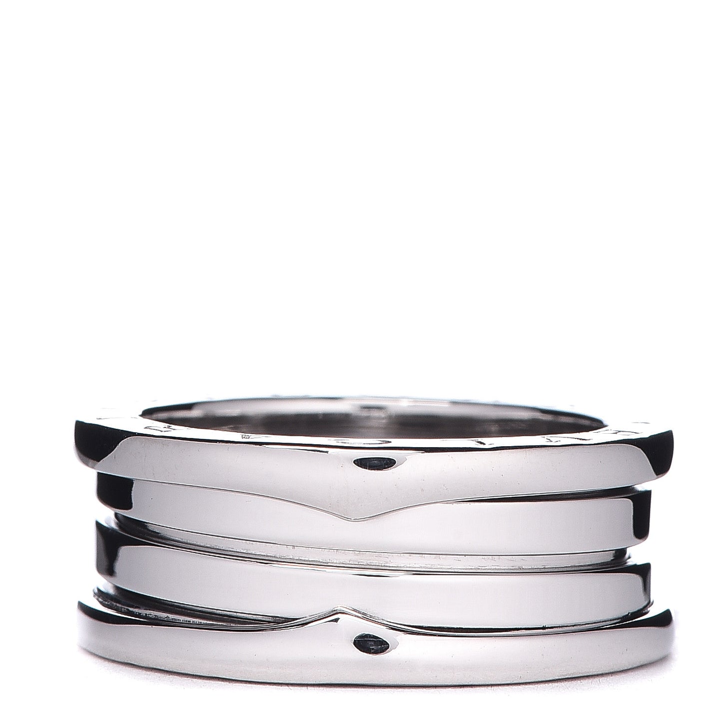 18K White Gold B.Zero1 Three-Band Ring 54 6.75