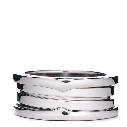 Bulgari 18K White Gold B.Zero1 Three-Band Ring 54 6.75 1 of 5