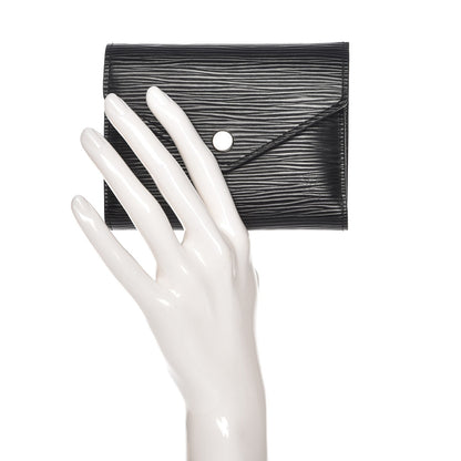 Louis Vuitton Epi Victorine Wallet Black 2 of 8