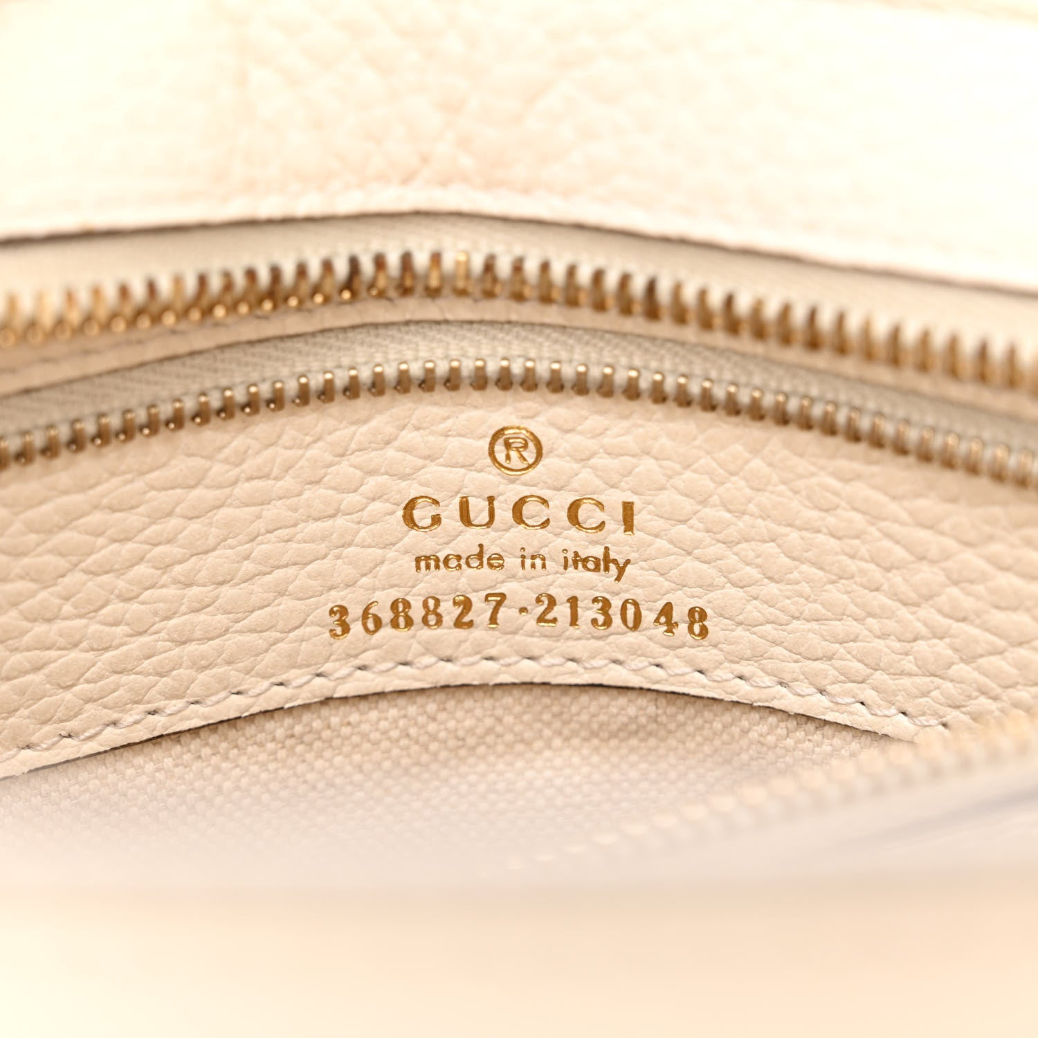Gucci Dollar Calfskin Mini Swing Top Handle Bag Mystic White 6 of 9