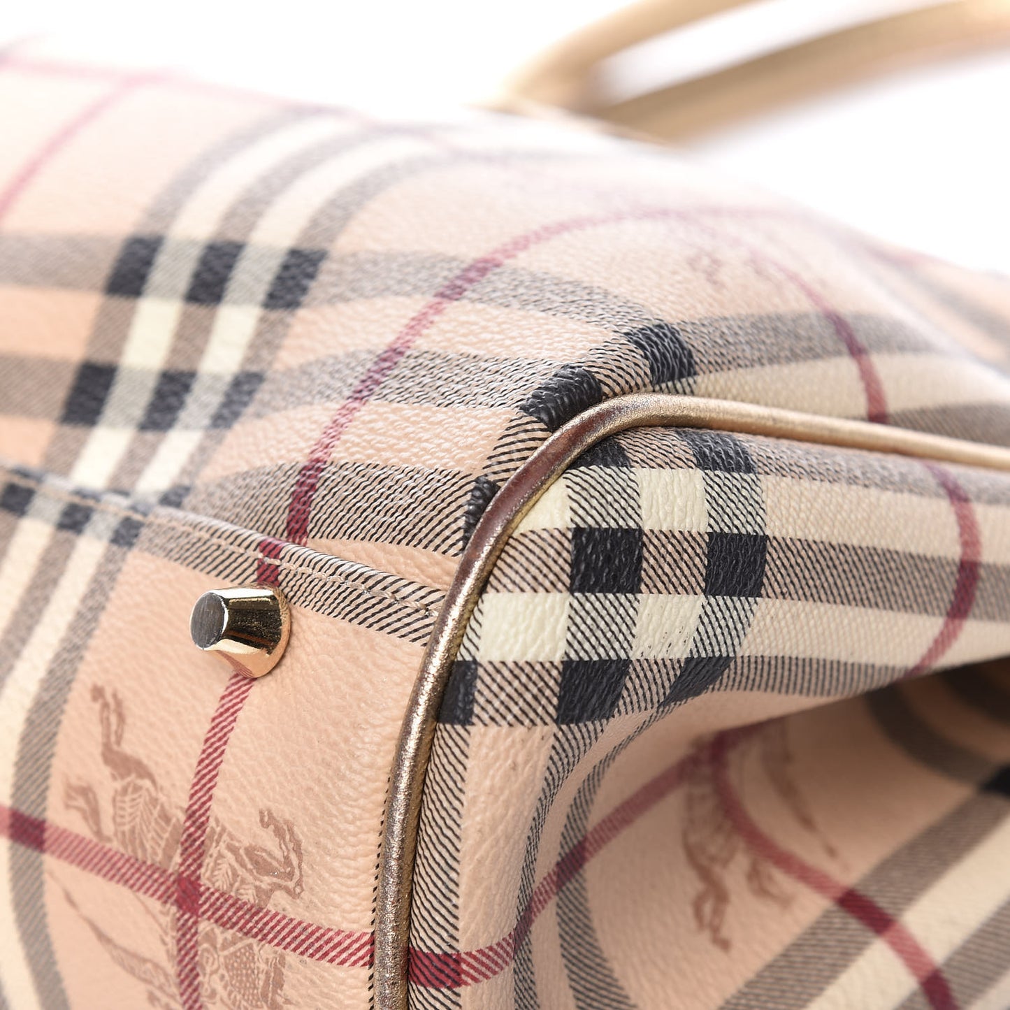 Haymarket Check Tote Gold