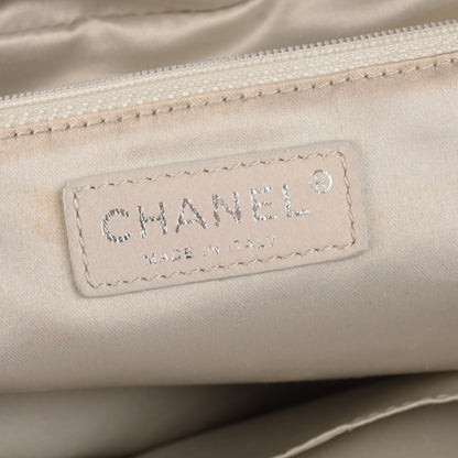 Chanel Lambskin Quilted Chain Around Tote White 6 of 8