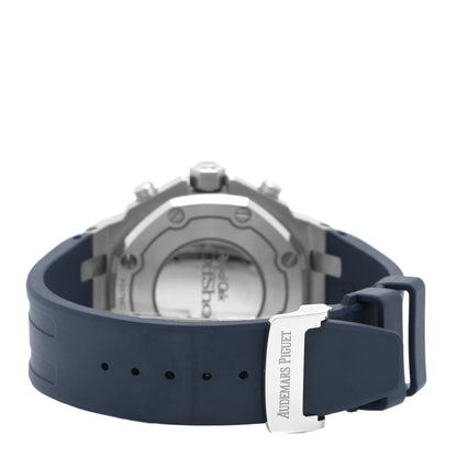 Audemars Piguet Stainless Steel Rubber Diamond 37mm Royal Oak Offshore Chronograph Automatic Watch Blue 26231ST.ZZ.D027CA.01 3 of 5