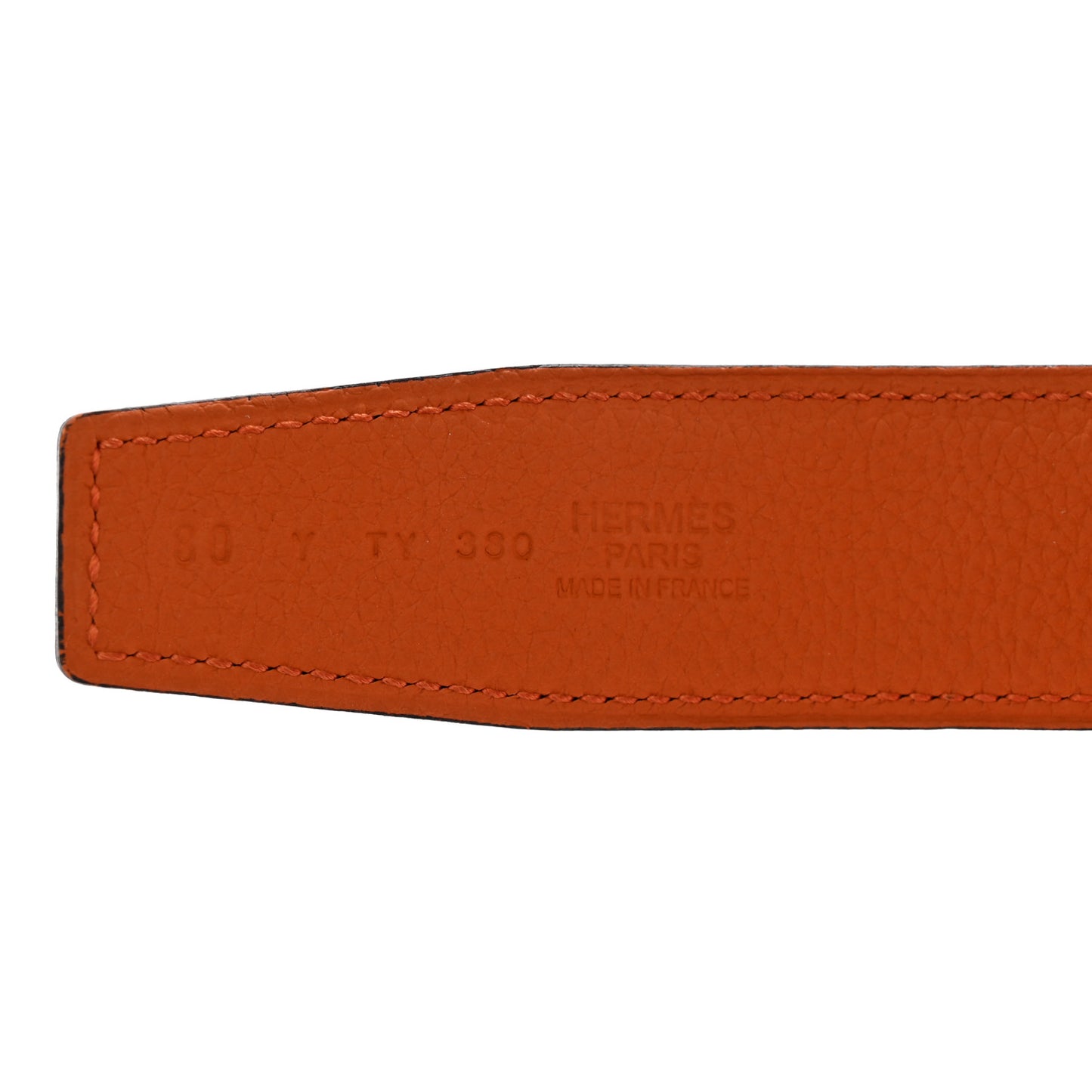 135 Togo 32mm H Belt 80 32 Black Orange