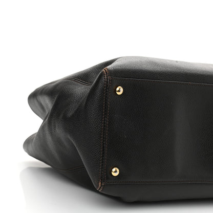 Chanel Calfskin Cerf Executive Shopper Tote Black 13 of 17