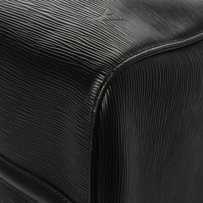 Louis Vuitton Epi Keepall 50 Black 9 of 12
