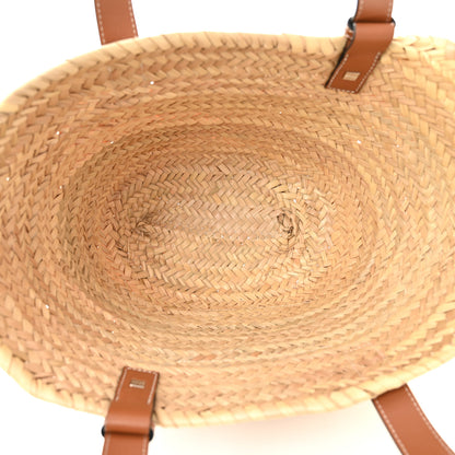 Loewe Raffia Basket Tote Bag Natural Tan 5 of 11