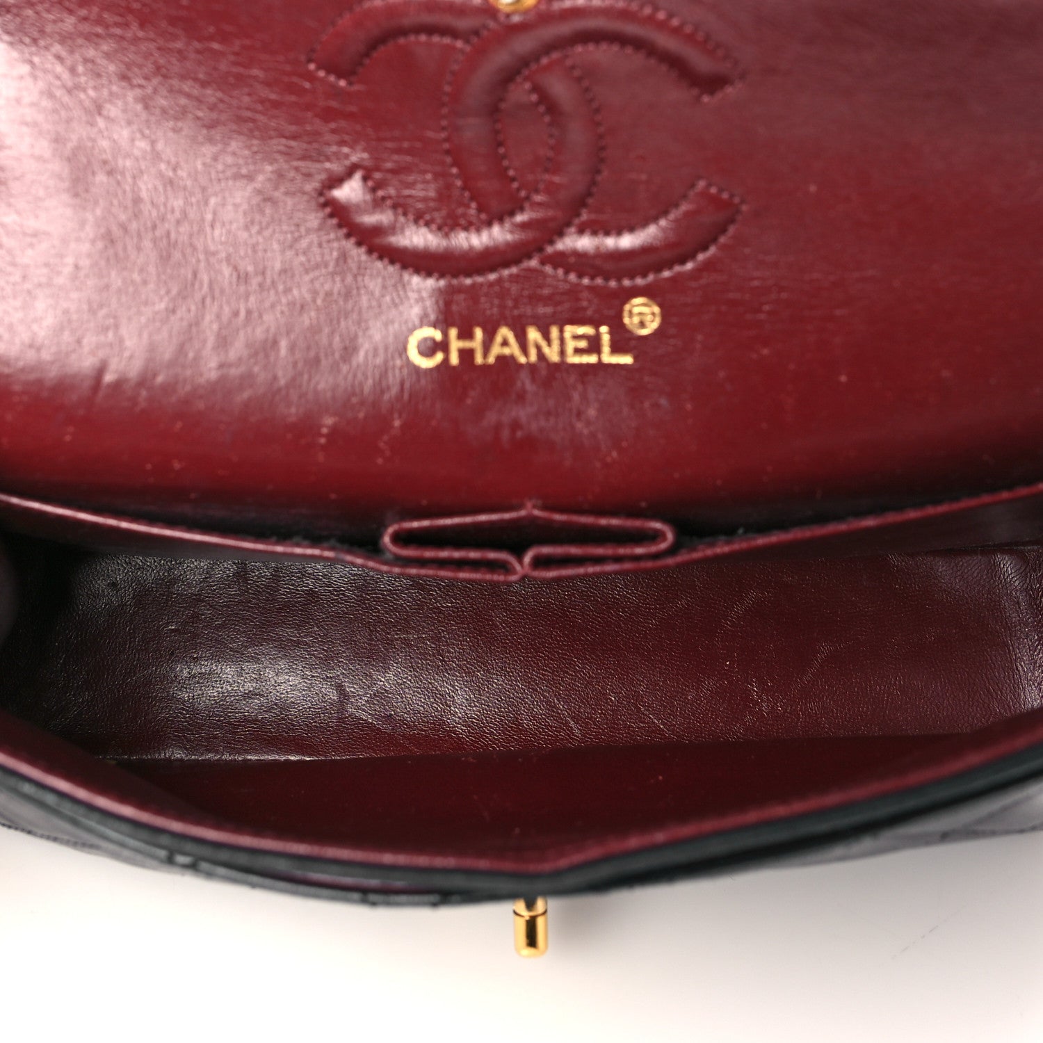 Chanel Aged Calfskin Quilted Cap Toe Ballerina Flats 40 Black 10 of 25