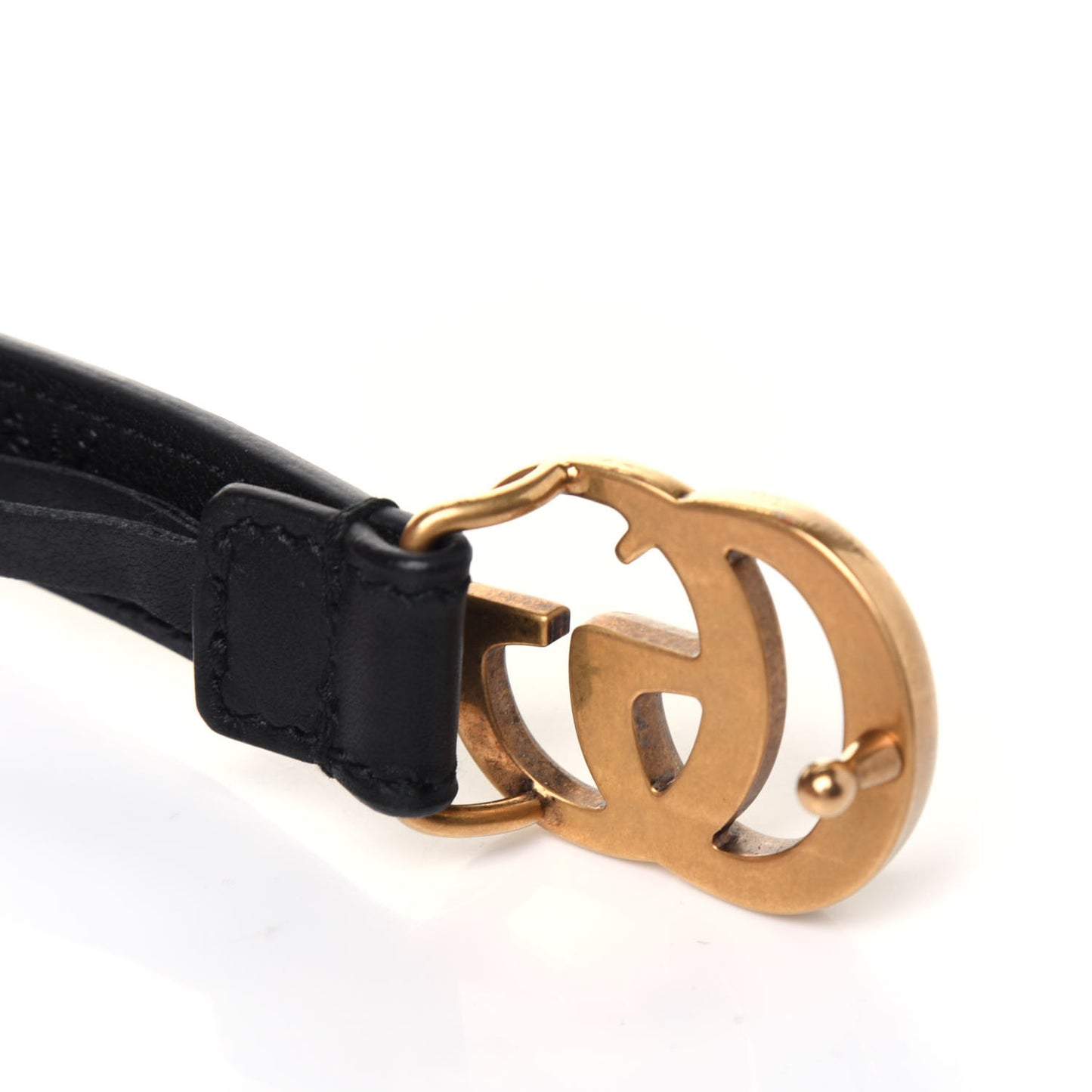 Calfskin Double G 20mm Belt 70 28 Black