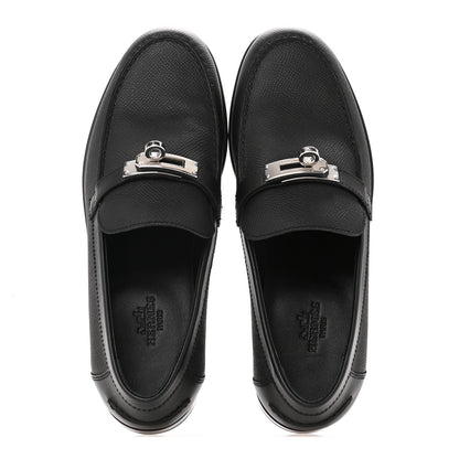Hermes Epsom Womens Destin Loafer 36 Black 2 of 11
