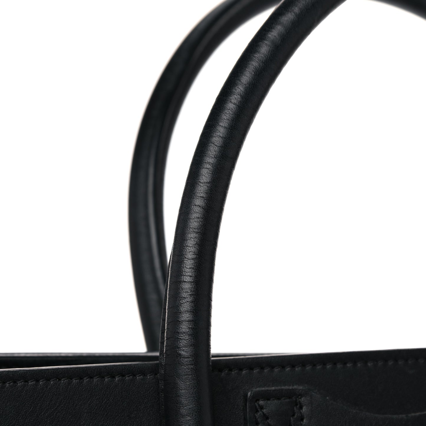 Baby Grained Calfskin Nubuck Tri-Color Micro Luggage Iceberg