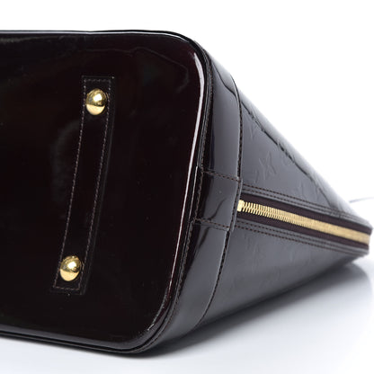 Louis Vuitton Vernis Alma MM Amarante 9 of 9