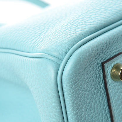 Hermes Togo Birkin 35 Bleu Atoll 34 of 36