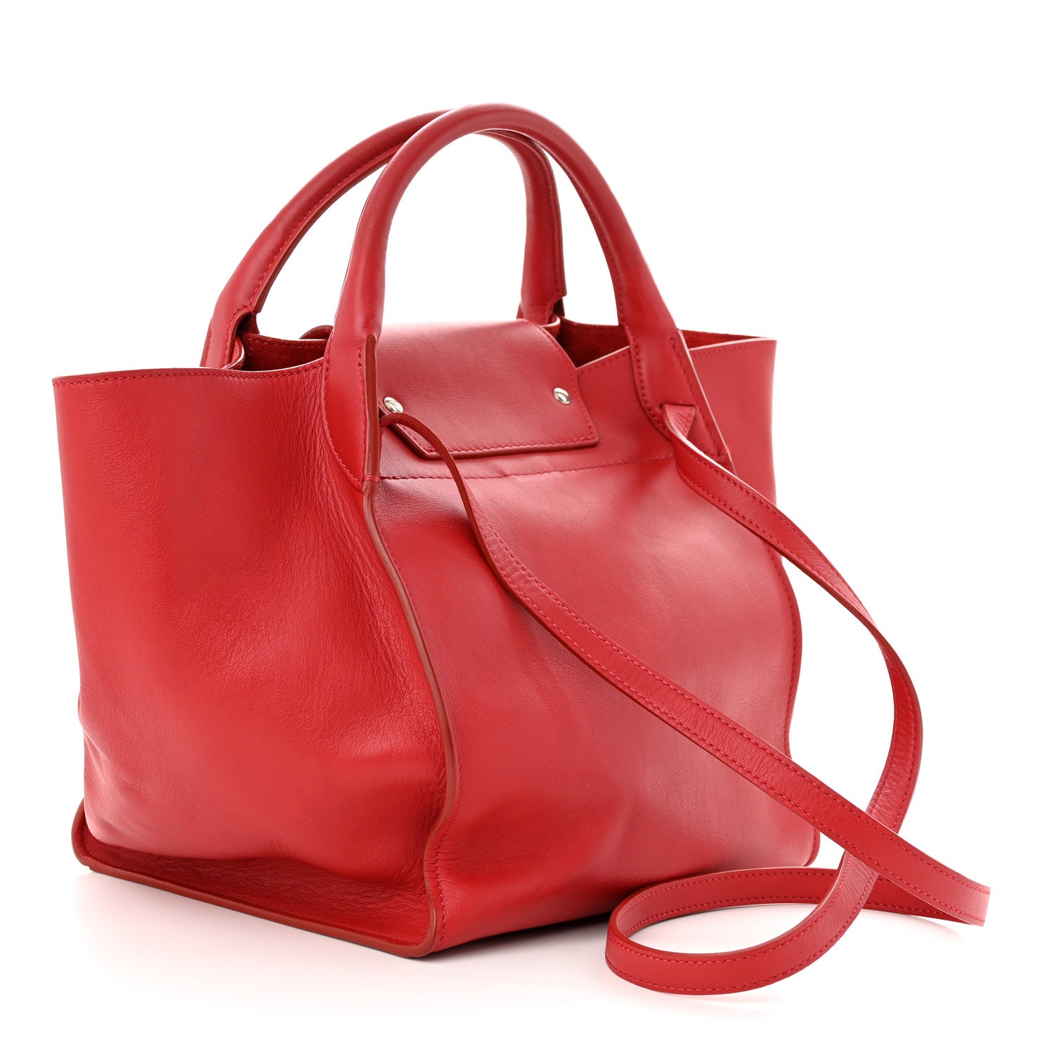 Celine Supple Grained Calfskin Small Big Bag Red 3 of 10