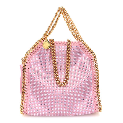 Stella McCartney Crystal Stones Tiny Fold Over Falabella Pink 1 of 9