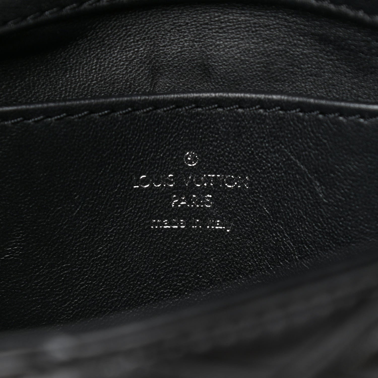 Louis Vuitton Lambskin Malletage GO-14 PM Black 7 of 10