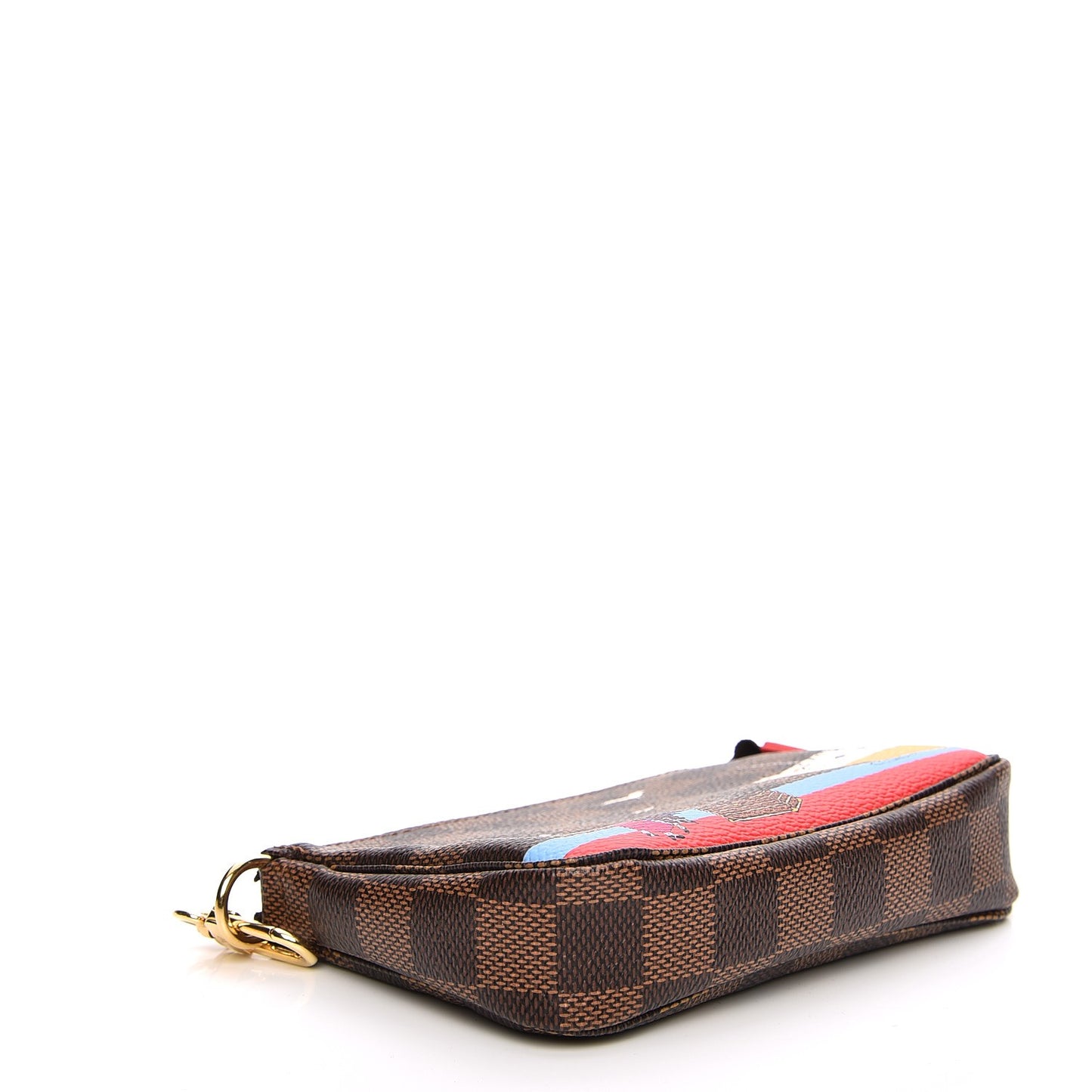 Damier Ebene 2016 Christmas Animation Mini Pochette Accessories