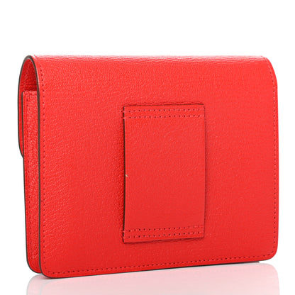 Hermes Chevre Mysore Roulis Slim Wallet Rouge De Coeur 3 of 5