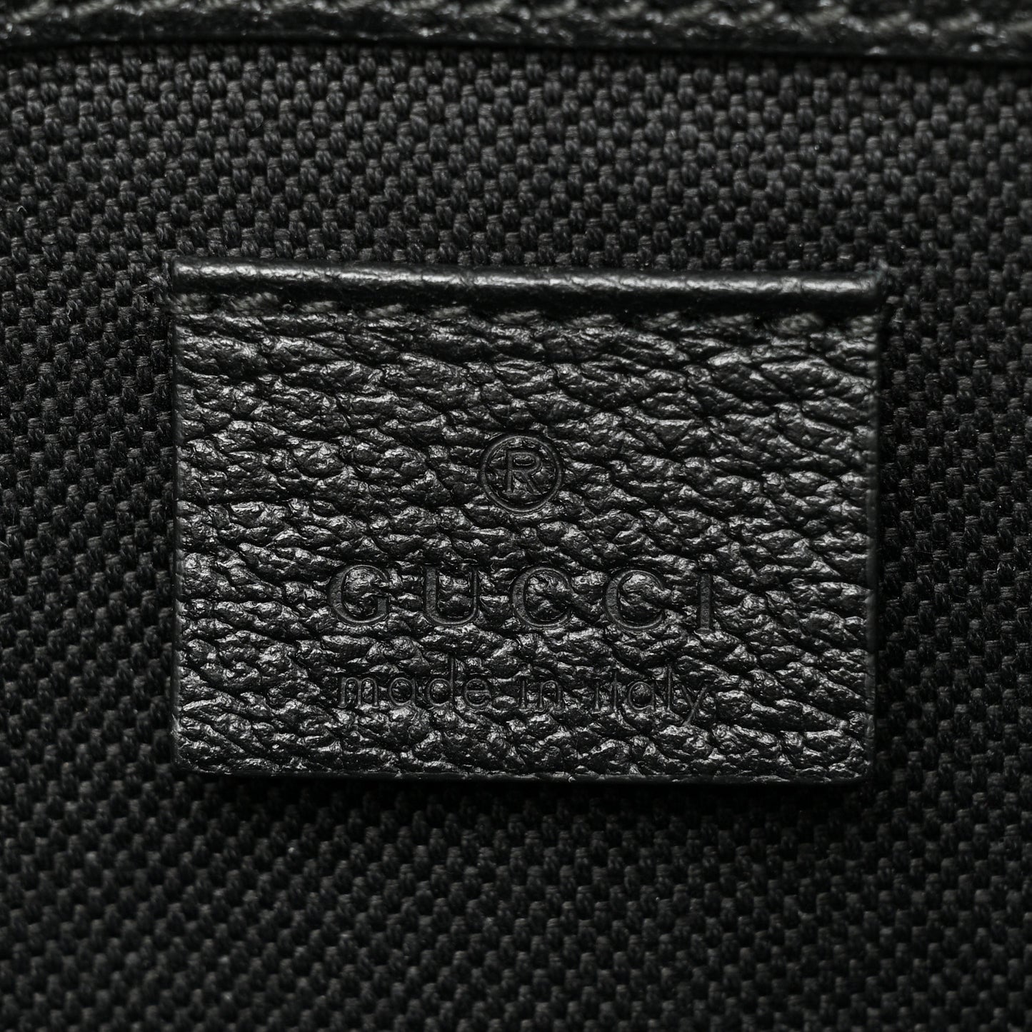 GG Supreme Monogram Psychedelic Slim Belt Bag Black