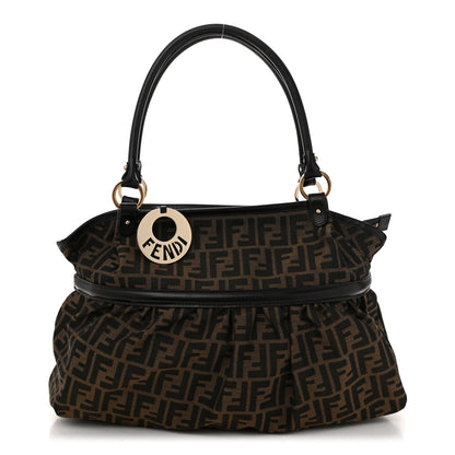 Fendi Zucca Large Chef Shopper Tote Tobacco 1 of 11