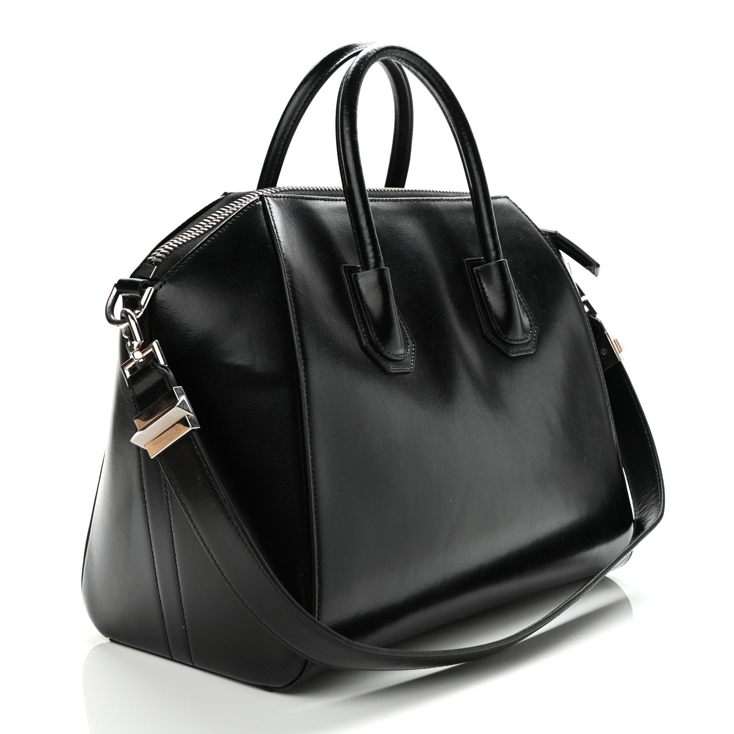 Givenchy Shiny Lord Calfskin Medium Antigona Black 3 of 11
