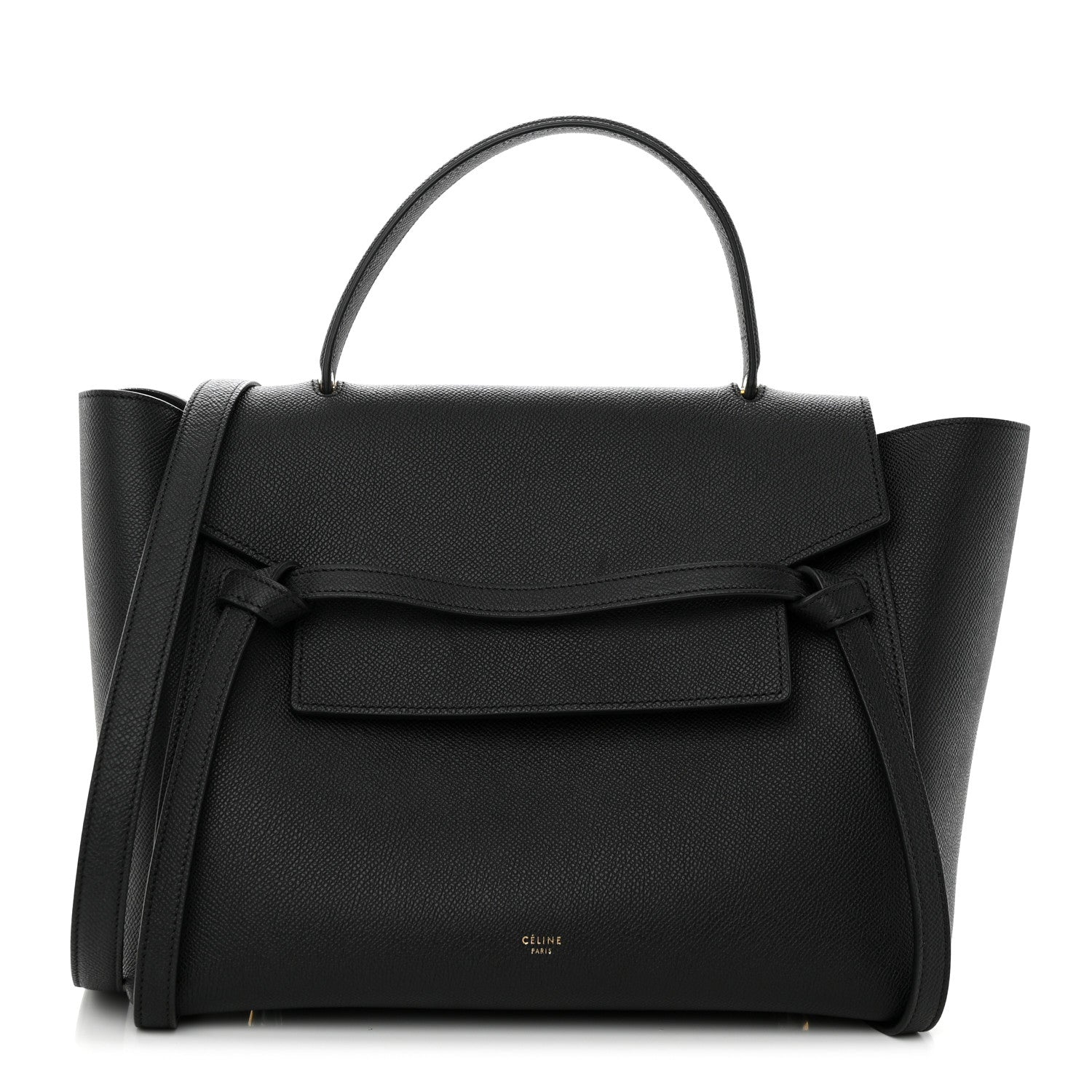 Celine Grained Calfskin Mini Belt Bag Black 1 of 9