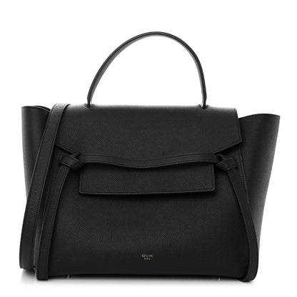 Celine Grained Calfskin Mini Belt Bag Black 1 of 9