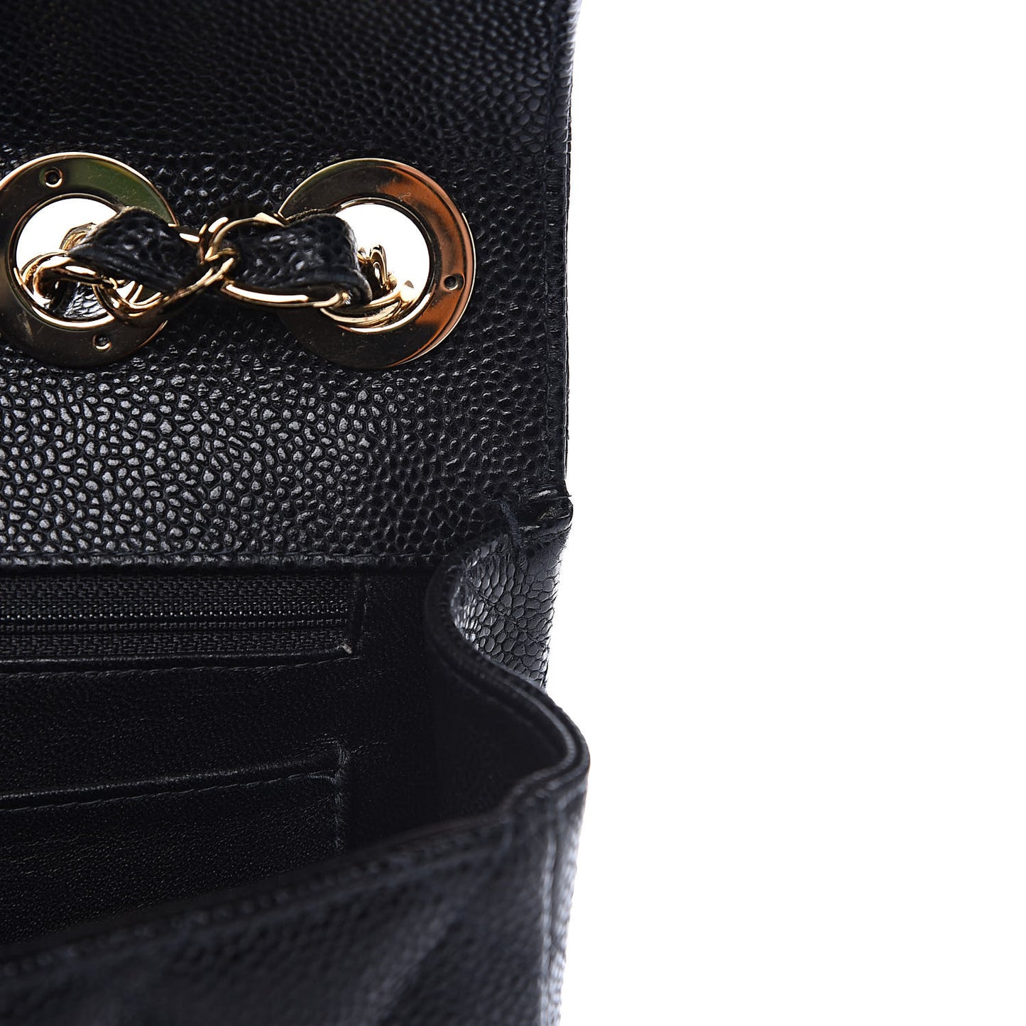 Caviar Quilted Jumbo Single Flap Black