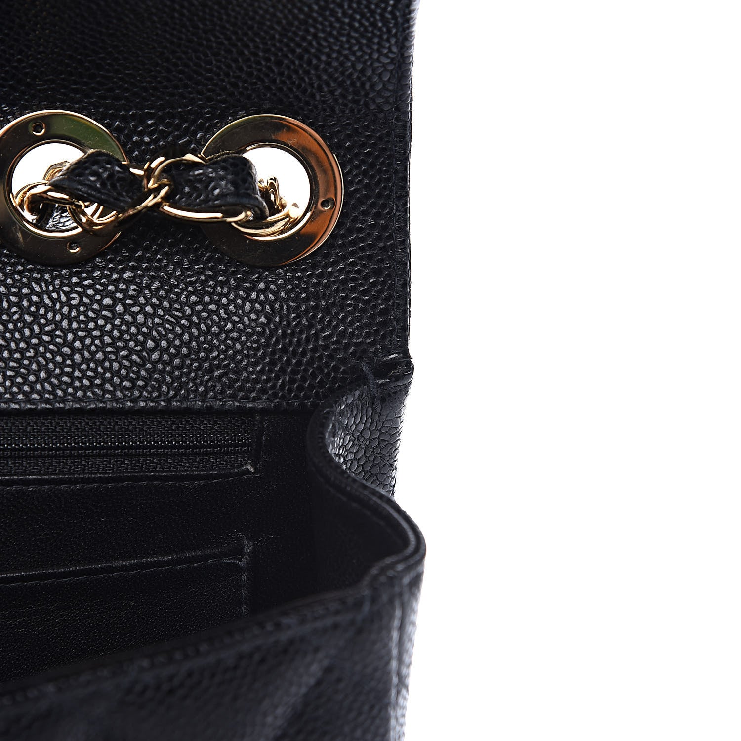 Chanel Caviar Quilted Jumbo Single Flap Black 10 of 13