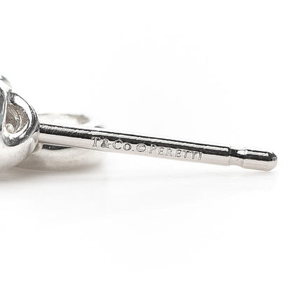 Tiffany Sterling Silver Diamond .24ct Elsa Peretti Diamonds by the Yard Drop Earrings 4 of 4