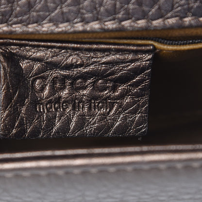 Gucci Calfskin Mini Bamboo Night Evening Bag Bronze 6 of 7
