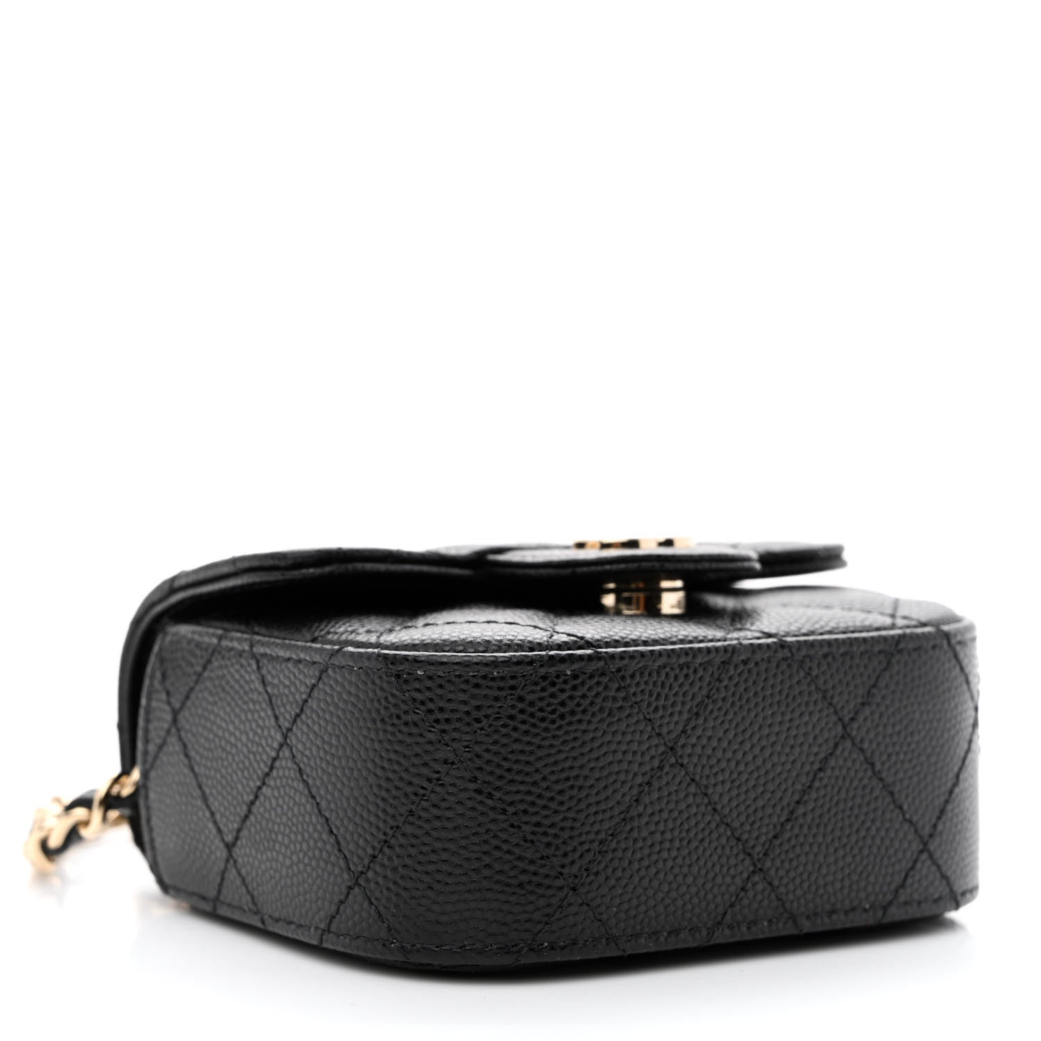 Chanel Caviar Quilted Mini Clutch With Chain Black 4 of 12