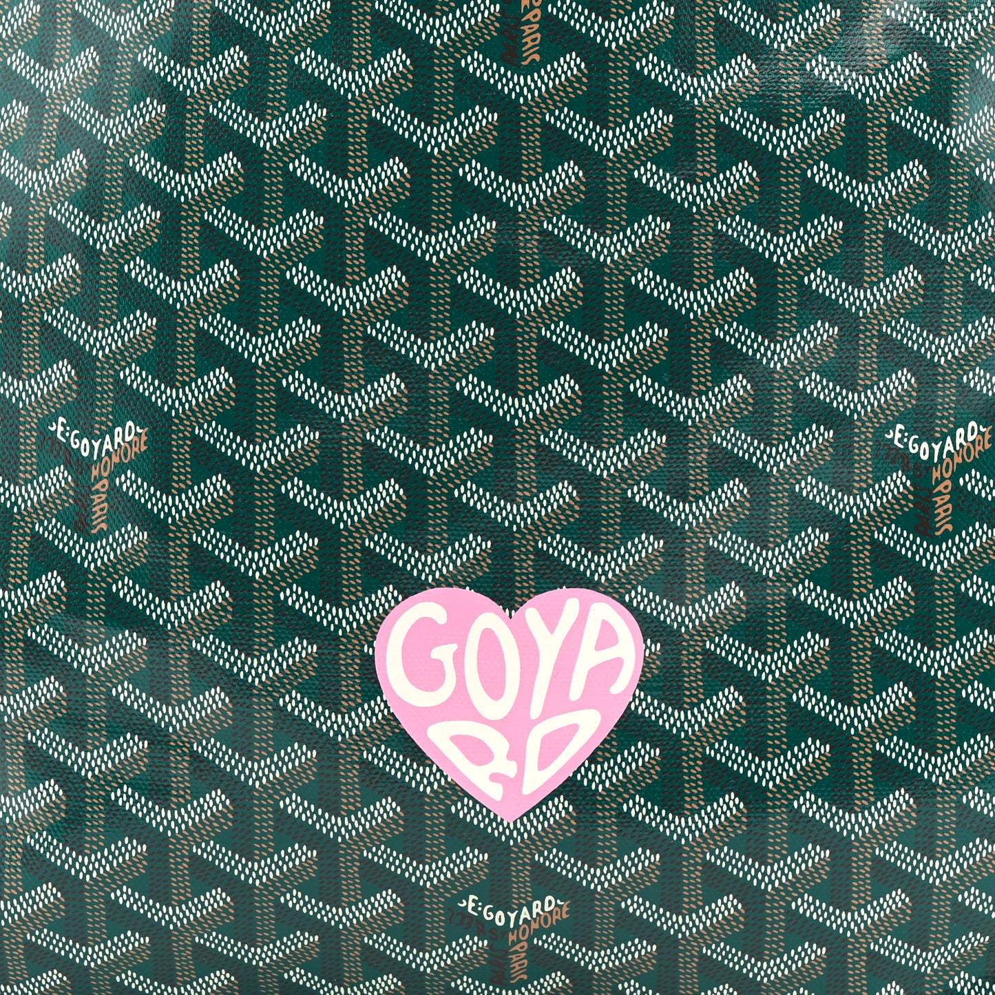 Goyardine Coeur Boheme Hobo Green