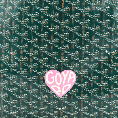 Goyard Goyardine Coeur Boheme Hobo Green 9 of 11