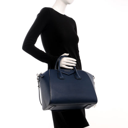 Givenchy Sugar Goatskin Medium Antigona Night Blue 3 of 8