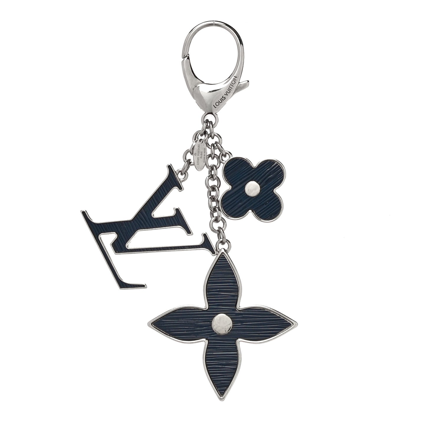Fleur d Epi Bag Charm Indigo