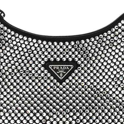 Prada Satin Crystal Mini Re-Edition 2000 Bag Cristal 7 of 10