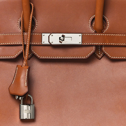 Hermes Natural Barenia Birkin 35 Fauve 6 of 12