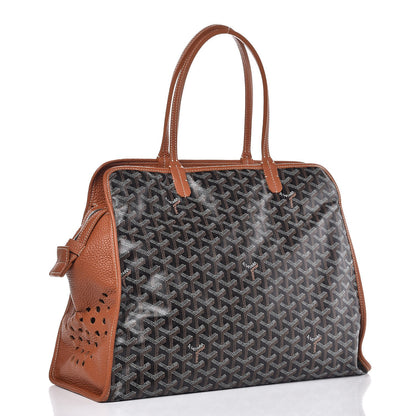 Goyard Goyardine Sac Hardy Pet Carrier PM Black Gold 3 of 9