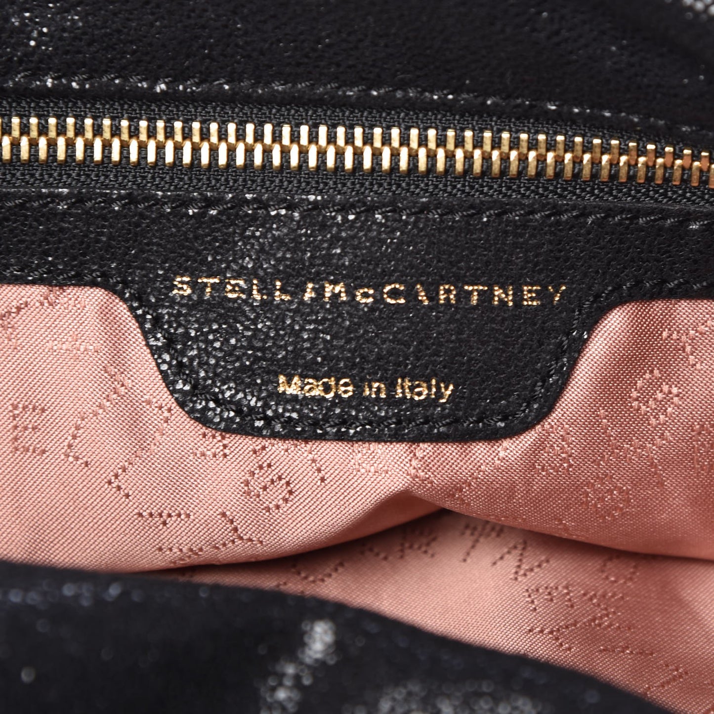 Shaggy Deer Small Falabella Tote Black
