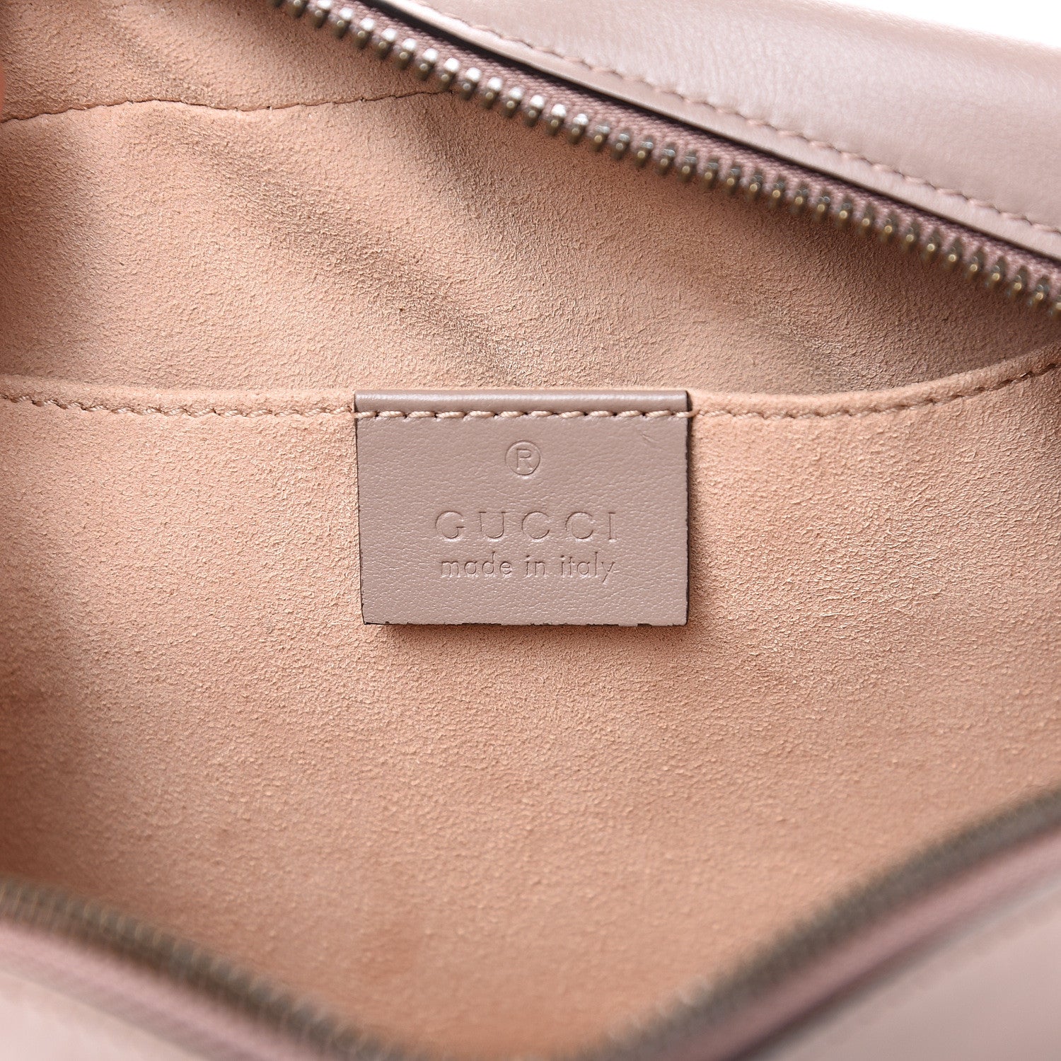 Gucci Calfskin Matelasse Small GG Marmont Chain Shoulder Bag Porcelain Rose 5 of 12