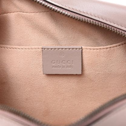 Gucci Calfskin Matelasse Small GG Marmont Chain Shoulder Bag Porcelain Rose 5 of 12
