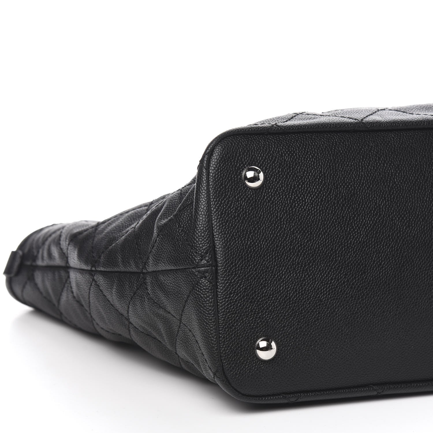 Chanel Grained Calfskin Quilted Large Daily Tote Black 9 of 11