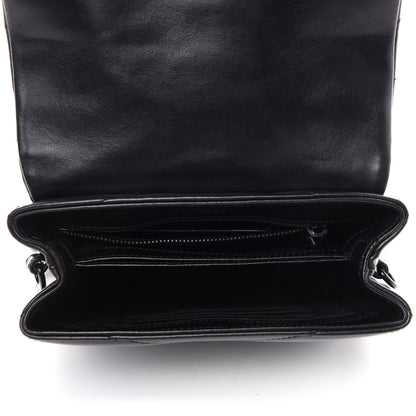 Saint Laurent Calfskin Y Quilted Monogram Toy Loulou Crossbody Bag Black 5 of 12
