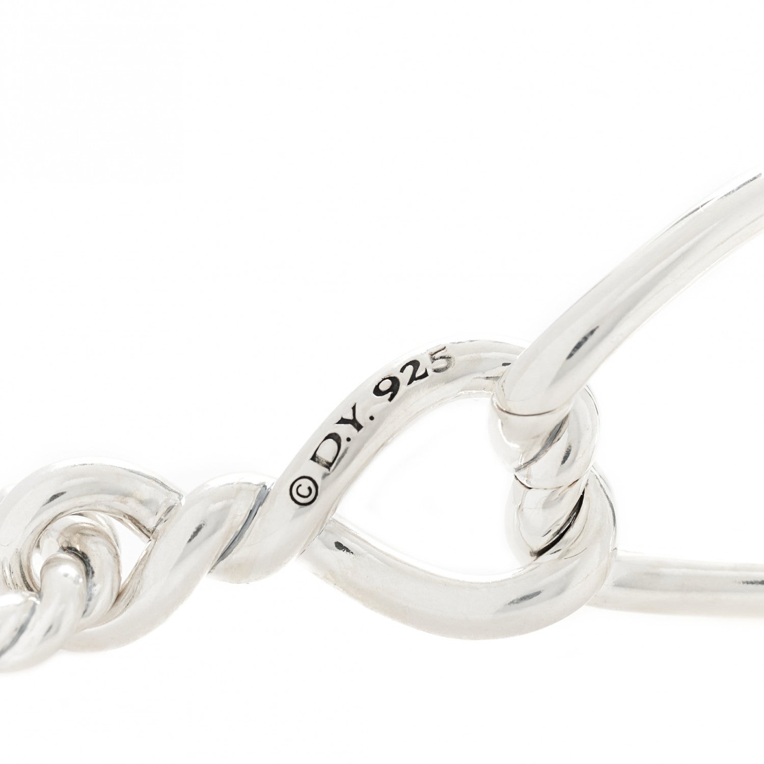 David Yurman Sterling Silver Continuance Triple Drop Earrings 3 of 4