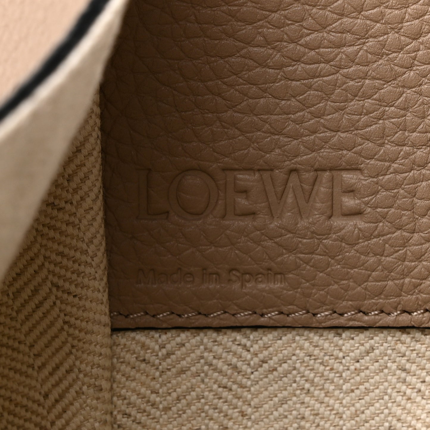 Grained Calfskin Small Hammock Shoulder Bag Sand
