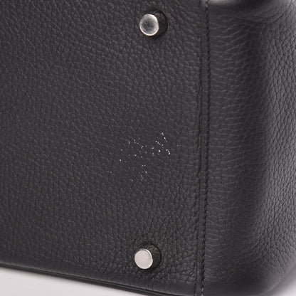 Hermes Taurillon Clemence Lindy 30 Black 13 of 16