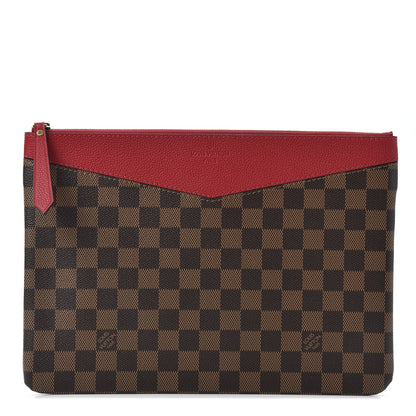 Louis Vuitton Damier Ebene Daily Pouch Coquelicot 1 of 8