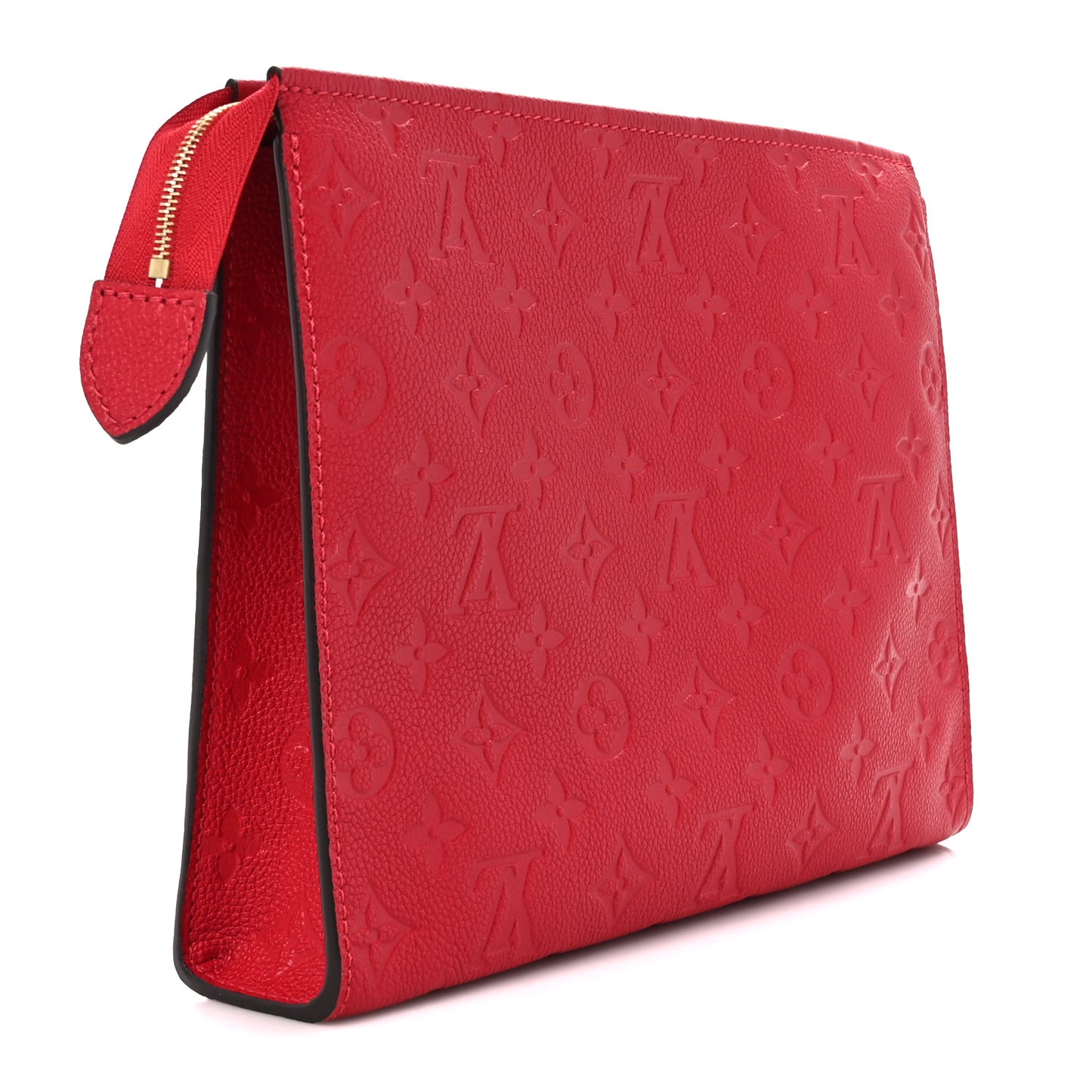 Empreinte Monogram Toiletry Pouch 26 Scarlet